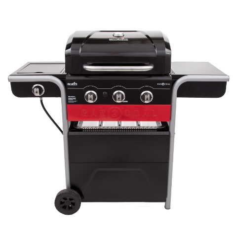 Газово-угольный гриль Char-Broil Hybrid Gas & Charcoal, чёрный  