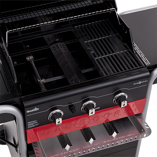 Газово-угольный гриль Char-Broil Hybrid Gas & Charcoal, чёрный  