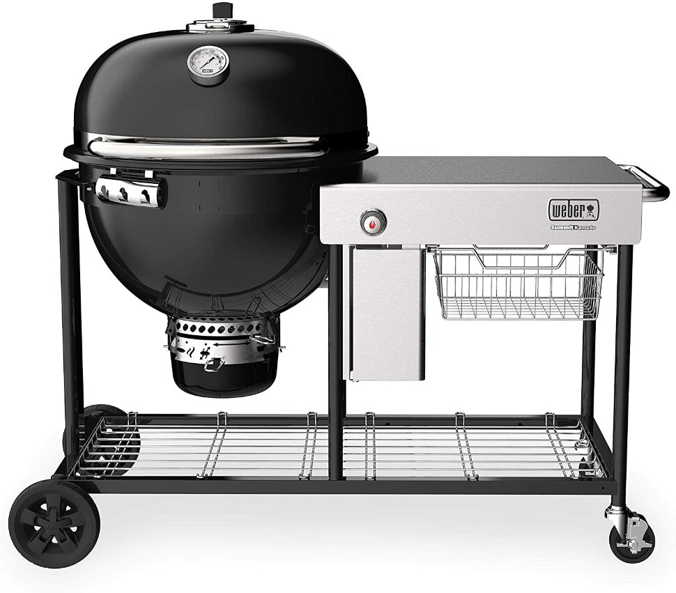 Угольный гриль Weber Summit Kamado S6 Grill Center, 61 см, чёрный  
