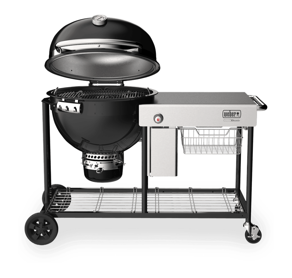 Угольный гриль Weber Summit Kamado S6 Grill Center, 61 см, чёрный  
