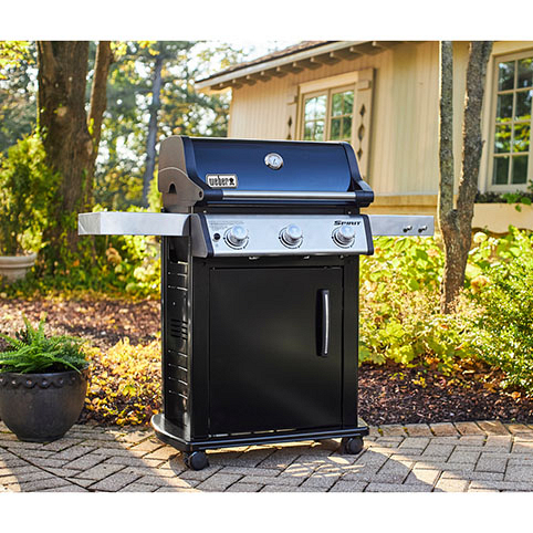Газовый гриль Weber Spirit E-315 GBS, чёрный  