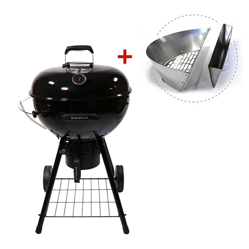 Угольный гриль SnS Kettle Black Edition, с корзиной SnS, 57 см, черный в Саратове в Саратове