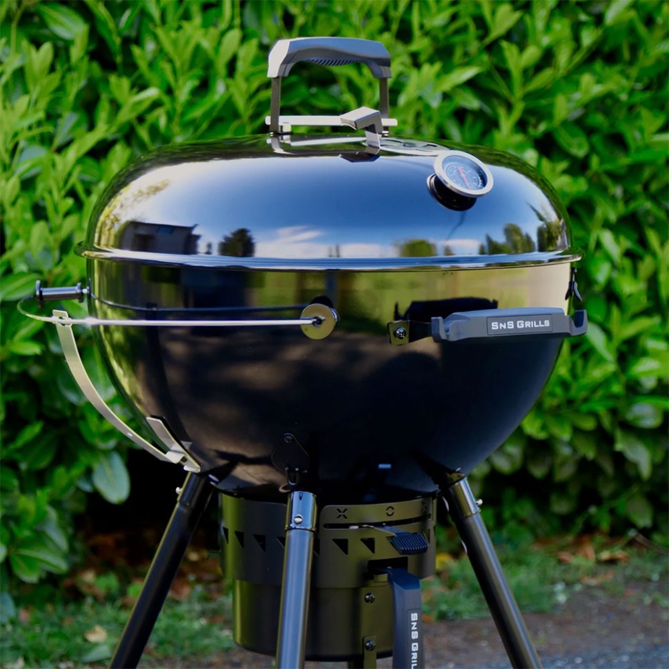 Угольный гриль SnS Kettle Black Edition, с корзиной SnS, 57 см, черный в Саратове в Саратове