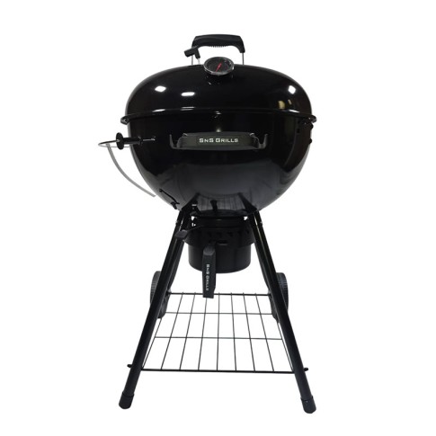 Угольный гриль SnS Kettle Black Edition, с корзиной SnS, 57 см, черный в Саратове