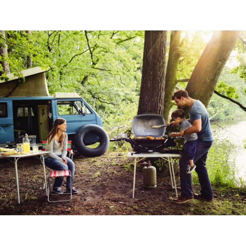 Газовый гриль Weber Q 1200 Black Line, чёрный  