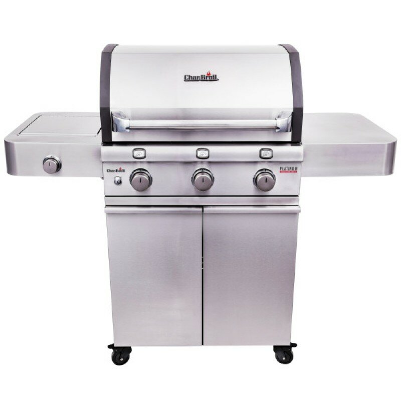 Газовый гриль Char-Broil Platinum 3400 S, нерж. сталь  