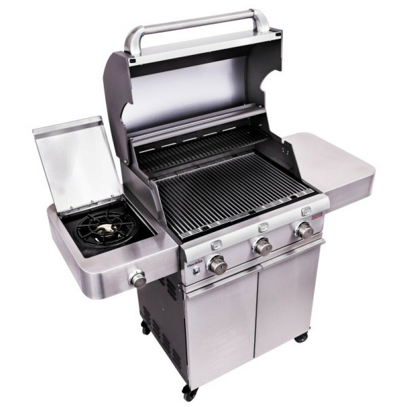 Газовый гриль Char-Broil Platinum 3400 S, нерж. сталь  