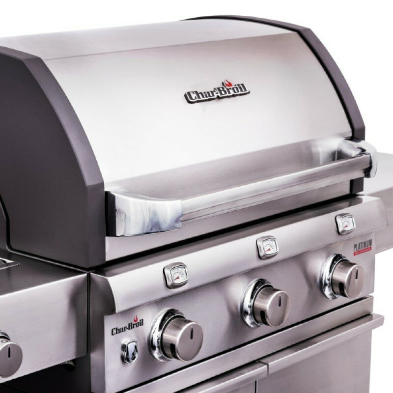 Газовый гриль Char-Broil Platinum 3400 S, нерж. сталь  