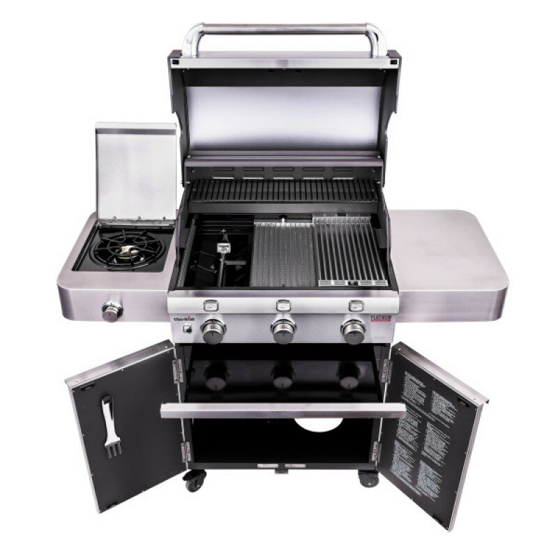 Газовый гриль Char-Broil Platinum 3400 S, нерж. сталь  