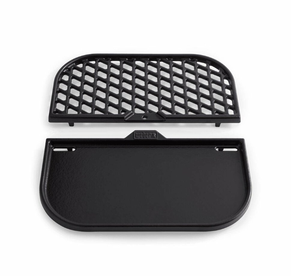 Чугунные решетка гриль и противень Weber Gourmet BBQ System  