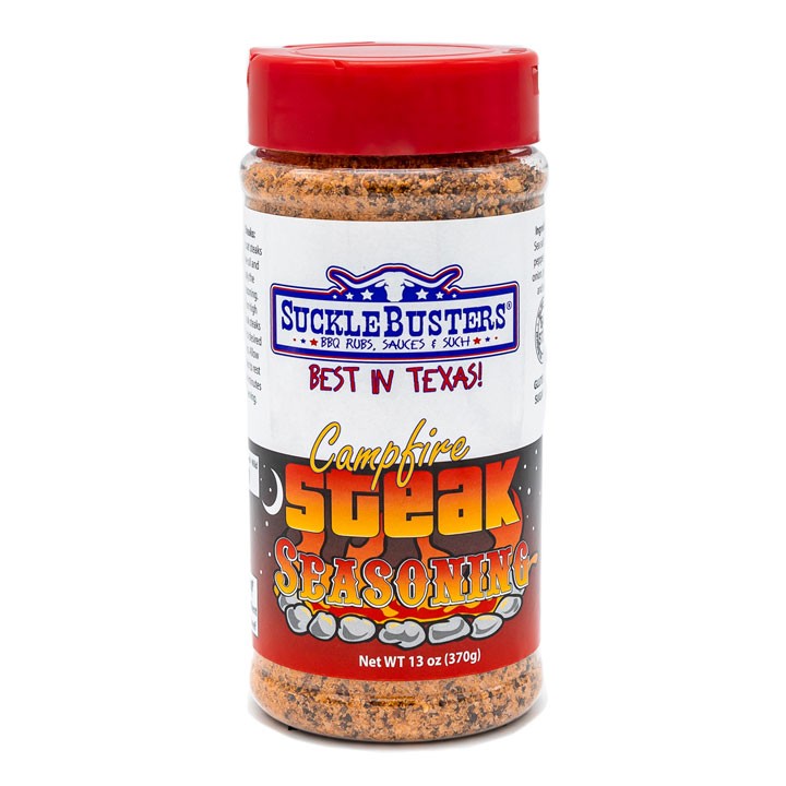 Приправа для стейков и барбекю SuckleBusters Campfire Steak Seasoning, пластиковый шейкер, 370 г  