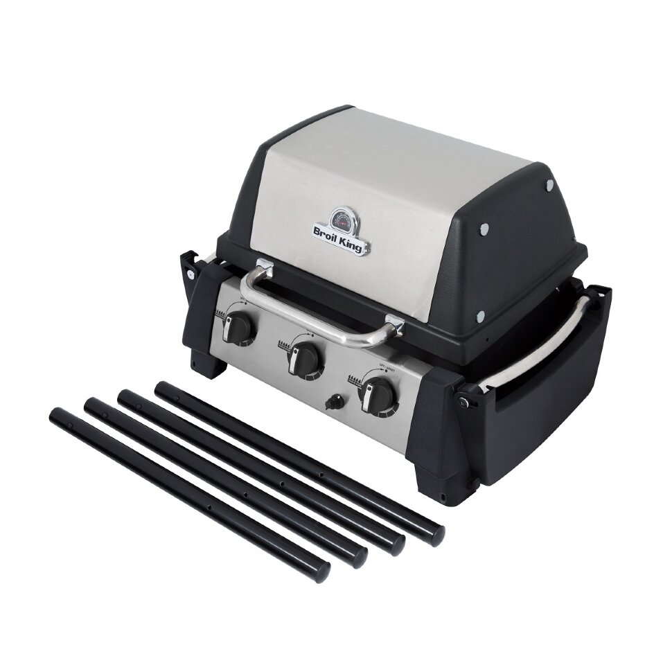 Газовый гриль Broil King PortaChef 320, нерж. сталь  