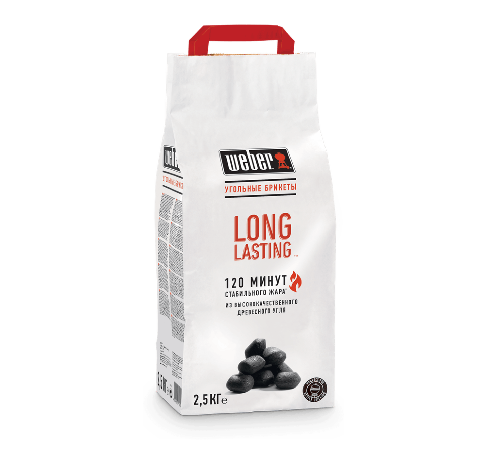 Угольные брикеты Long Lasting, 2,5 кг.