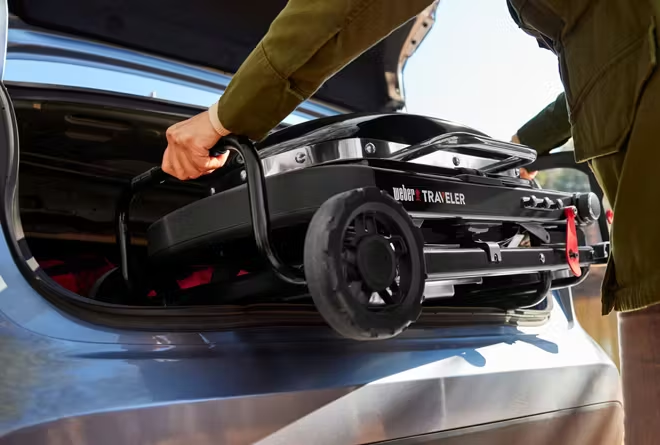 Газовый гриль Weber Traveler Compact, черный ASIA