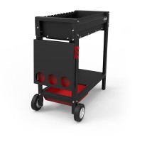 Мангал Grillver Файркрафт «Комфорт» на колёсах