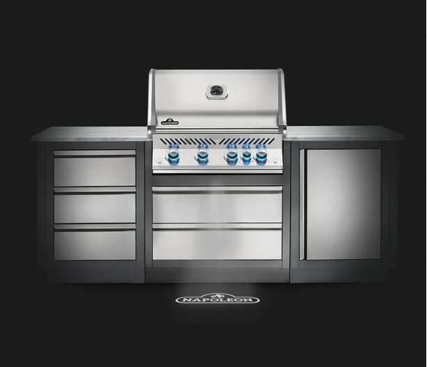 Встраиваемый газовый гриль Napoleon, Prestige BIPRO-500  