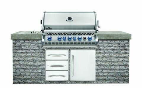 Встраиваемый газовый гриль Napoleon, Prestige BIPRO-665  