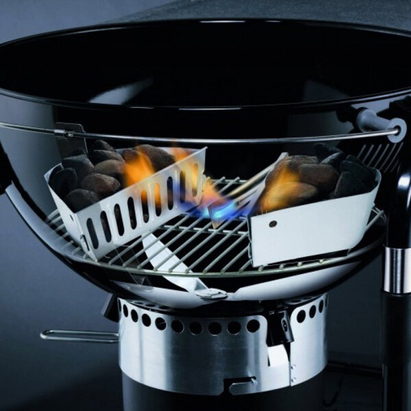 Угольный гриль Weber Performer Deluxe GBS, 57 см (газовый розжиг)  