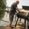 Угольный барельный гриль-коптильня Broil-King Regal OFFSET 400  