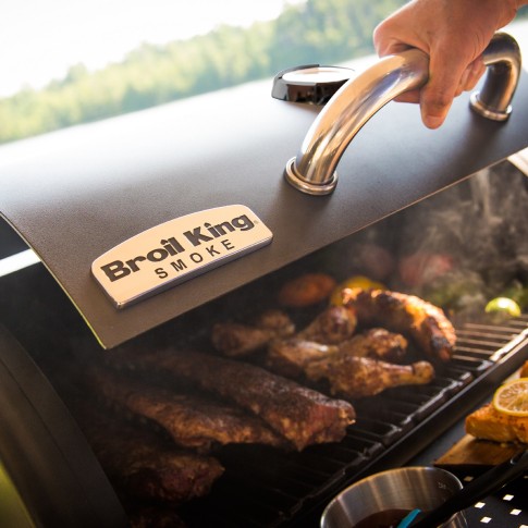 Угольный барельный гриль-коптильня Broil-King Regal OFFSET 400 в Саратове