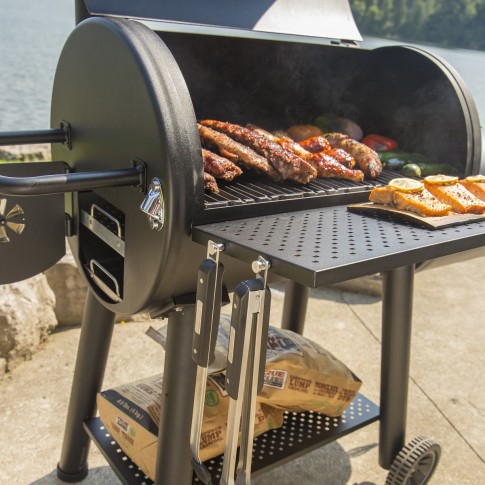 Угольный барельный гриль-коптильня Broil-King Regal OFFSET 400 в Саратове