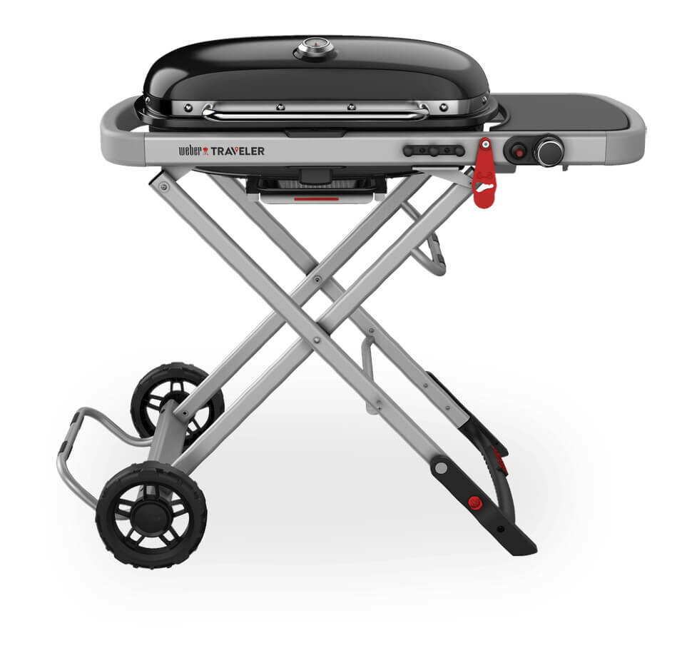 Гриль газовый Weber Traveler, чёрный  