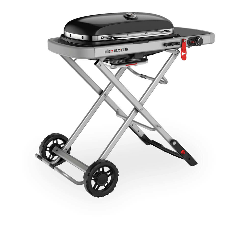 Гриль газовый Weber Traveler, чёрный  