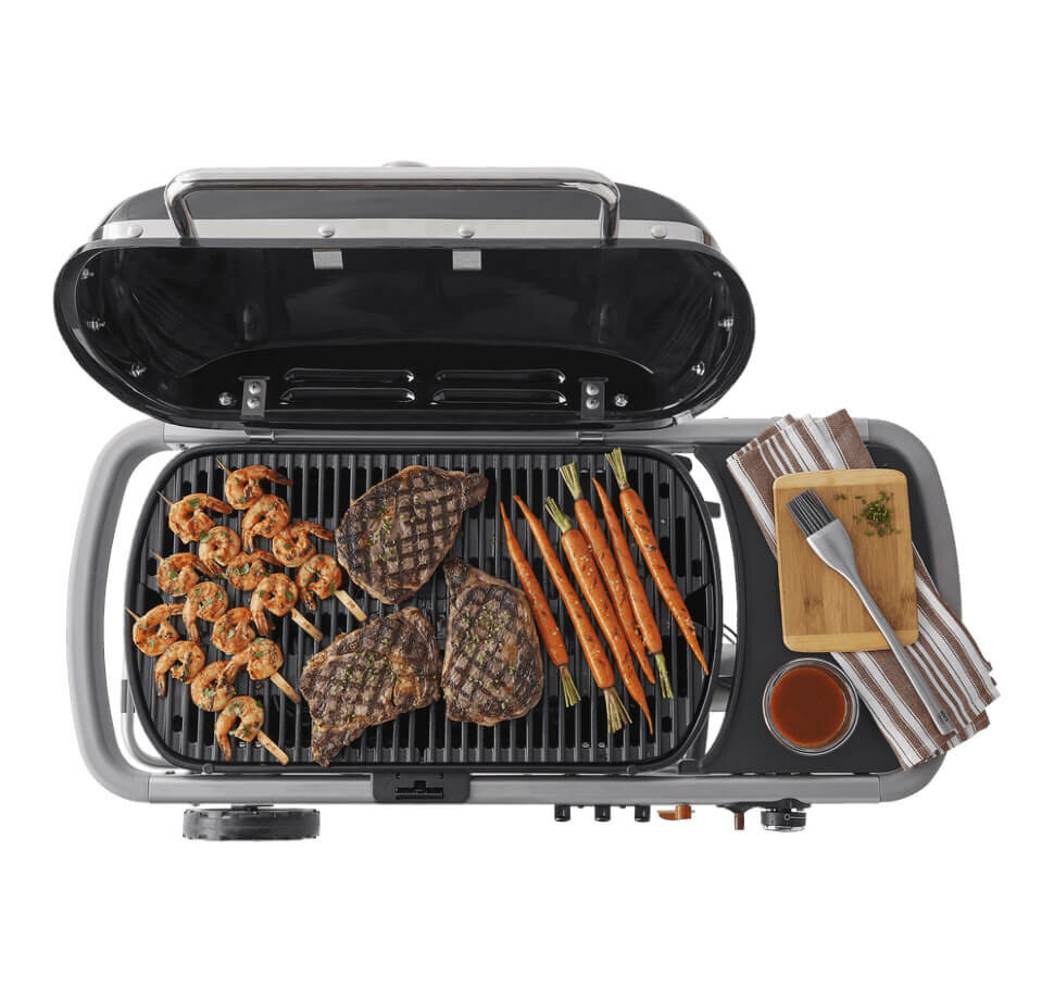 Гриль газовый Weber Traveler, чёрный  