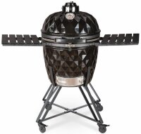Керамический гриль Diamond Egg Xl, чёрный