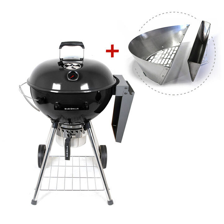 Гриль угольный SnS Deluxe Kettle, 57 см (с корзиной SNS Deluxe)  