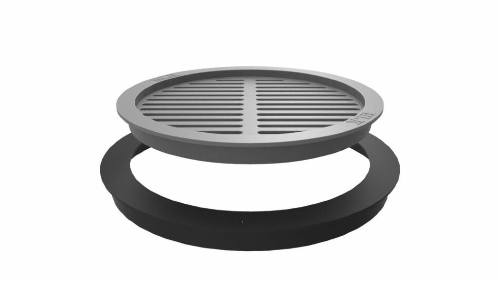 Решётка-гриль Grillver 400 К-Гр (комплект), чугунная, 41 см  