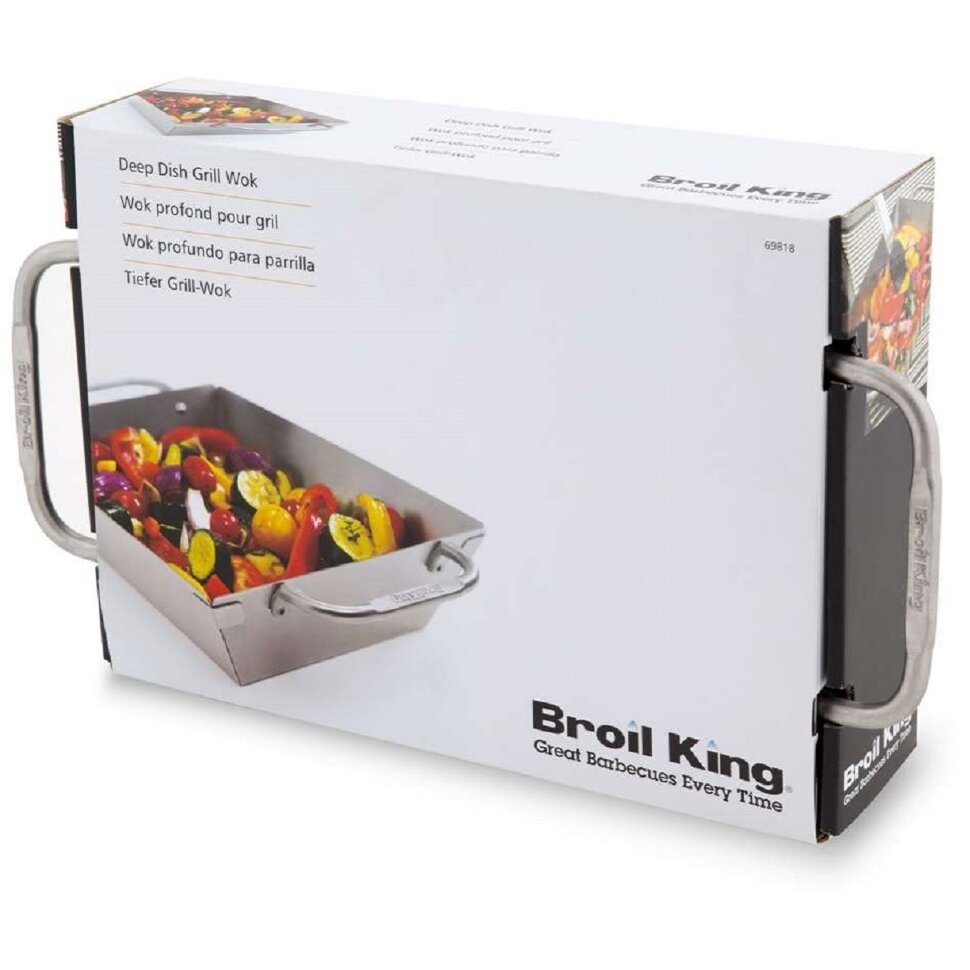 ВОК гриль Broil-King, нержавеющая сталь, прямоугольный, глубокий  