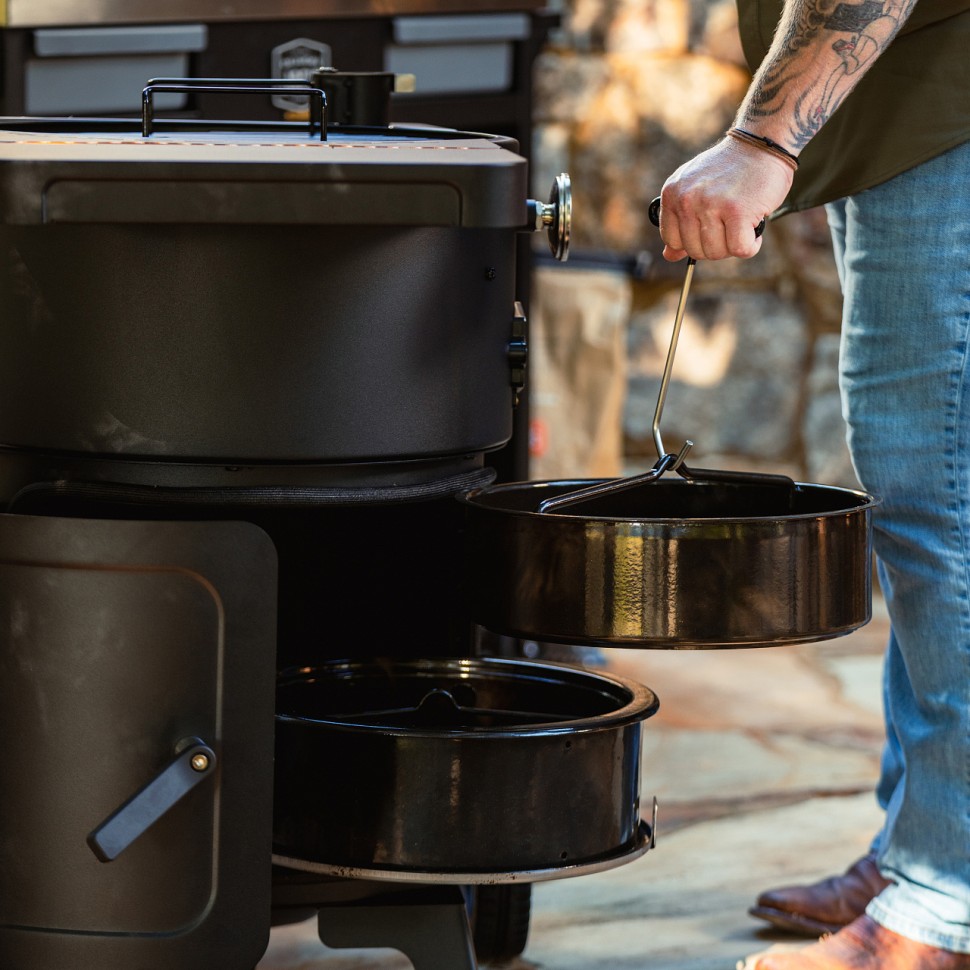 Коптильня Oklahoma Joe's Drum Bronco 2.0 (черная) в Саратове в Саратове