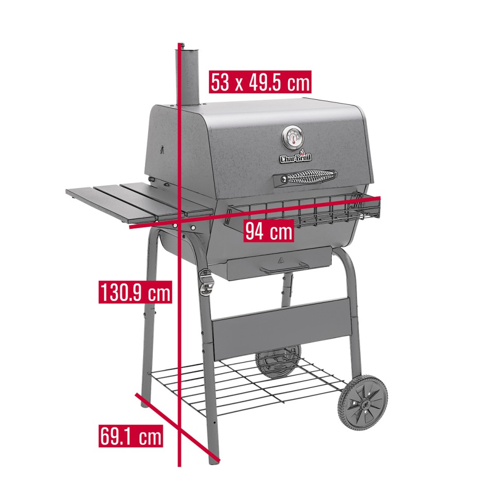 Угольный гриль Char-Broil Charcoal M в Саратове в Саратове