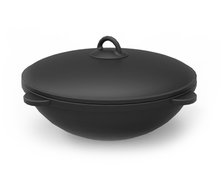 Казан Grillver (Россия, Балезино), 18 литров, чугунный  