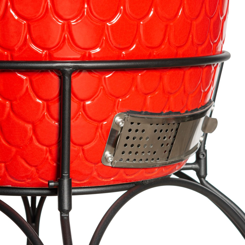 Керамический угольный гриль DinoEgg Classic Red  