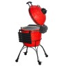 Керамический угольный гриль DinoEgg Classic Red  