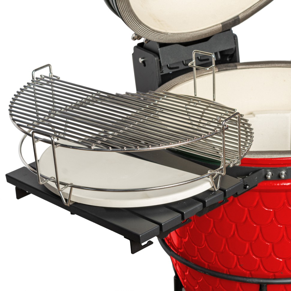 Керамический угольный гриль DinoEgg Classic Red  