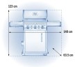 Газовый гриль Napoleon, Rogue PRO-S 425 Phantom (с ИК горелкой 3/3)