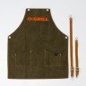 Фартук для гриллинга O-Grill, х/б, кожа  