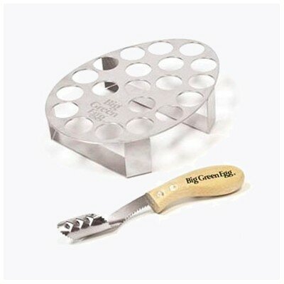 Подставка гриль Big Green Egg для перца с ножом из нерж. cтали  