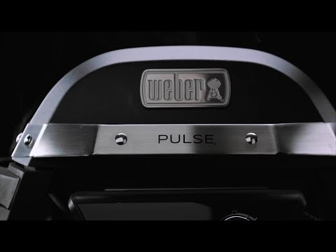 Электрический гриль Weber PULSE 1000, чёрный  -video