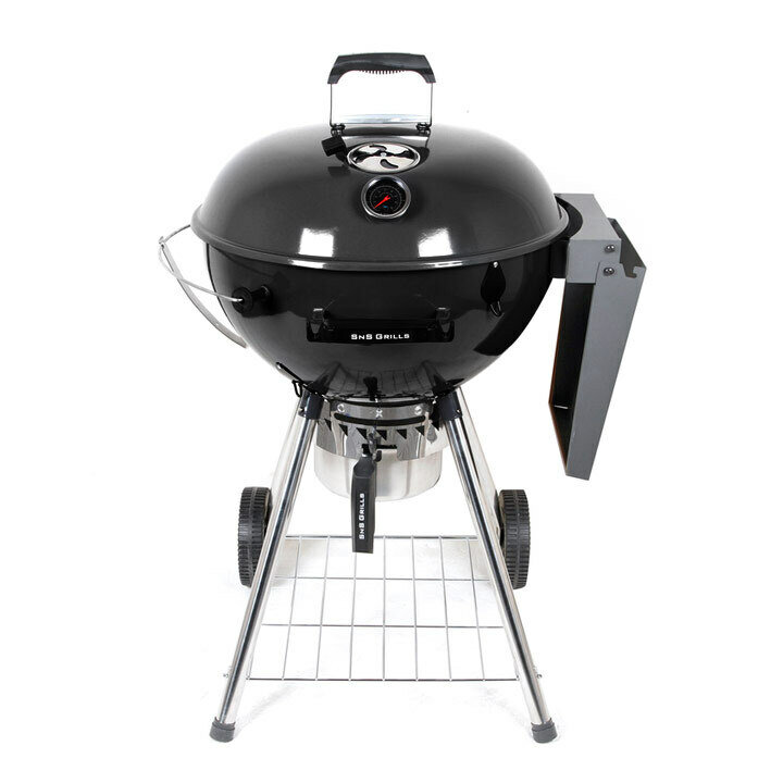 Угольный гриль SnS Grills Original Kettle, 57 см, черный, (без корзины SNS)  