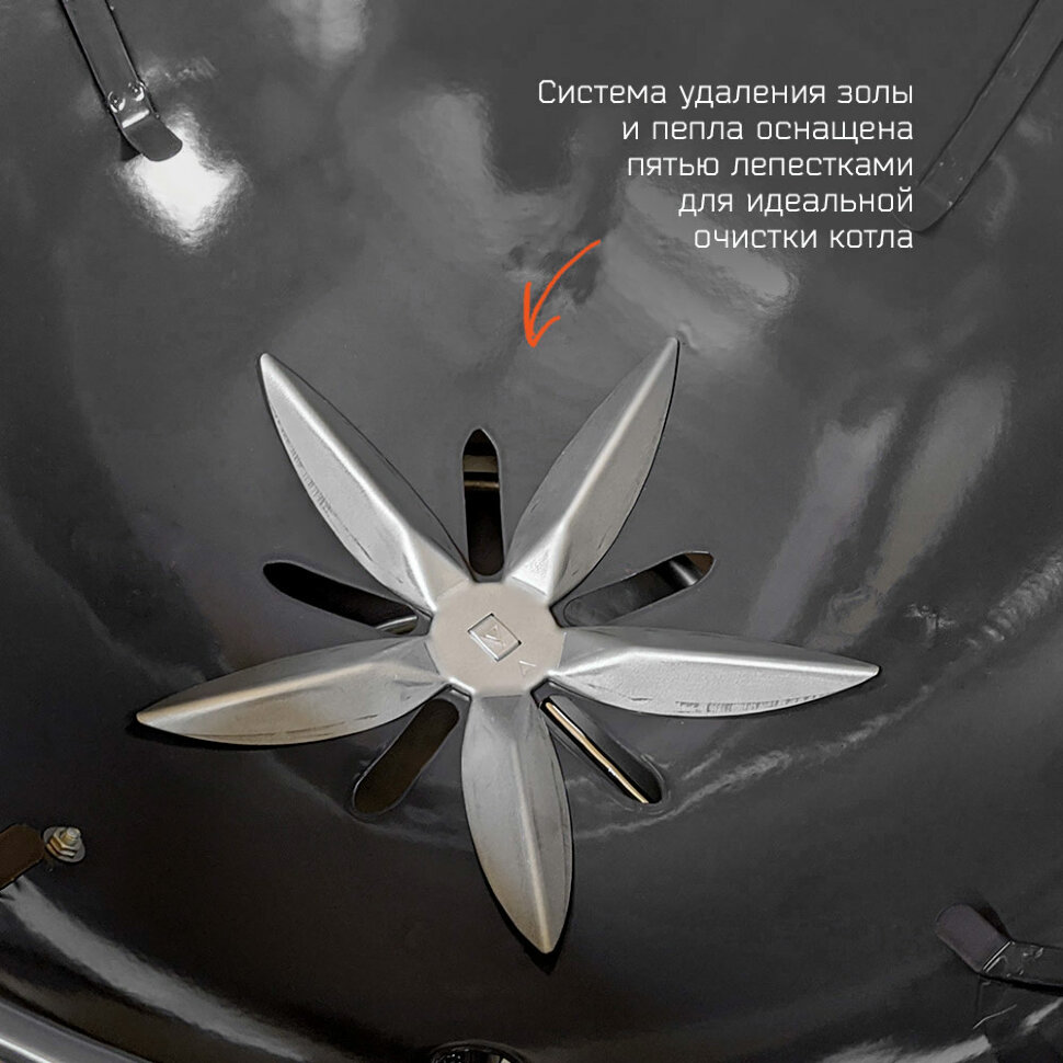 Угольный гриль SnS Grills Original Kettle, 57 см, черный, (без корзины SNS)  