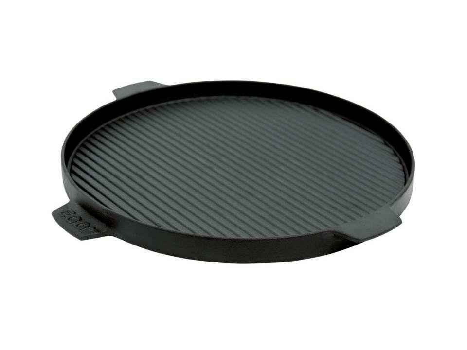 Гриль планча Big Green Egg, чугунная, двухсторонняя, круглая 35 см  