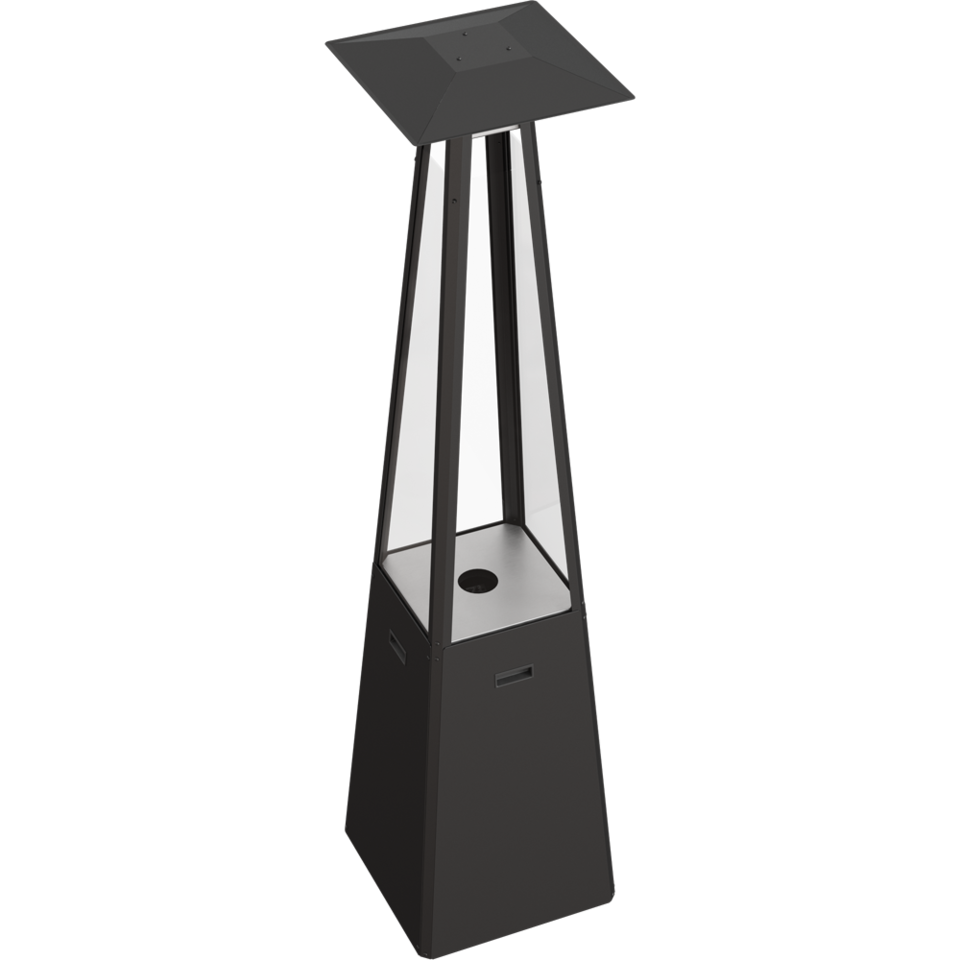 Уличный газовый обогреватель Kratki umbrella, чёрный  
