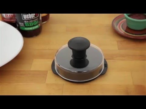 Пресс для бургера Big Green Egg, зелёный-video