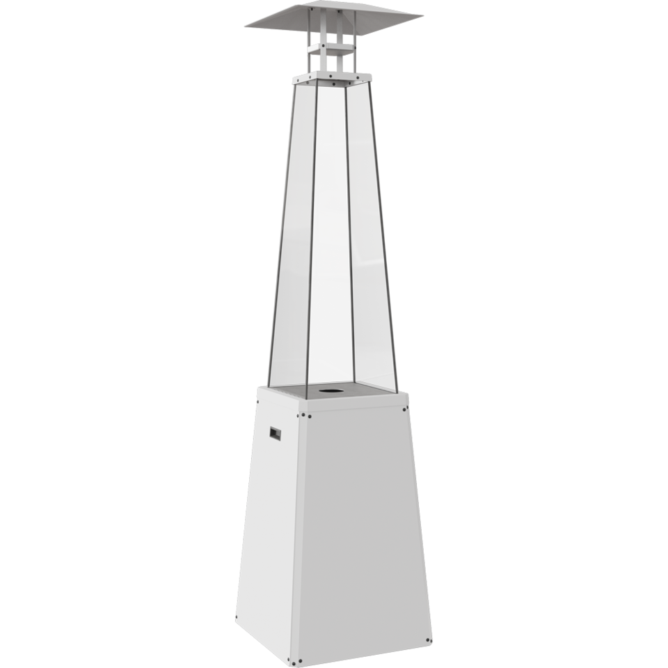 Уличный газовый обогреватель Kratki umbrella, без стоек, белый  