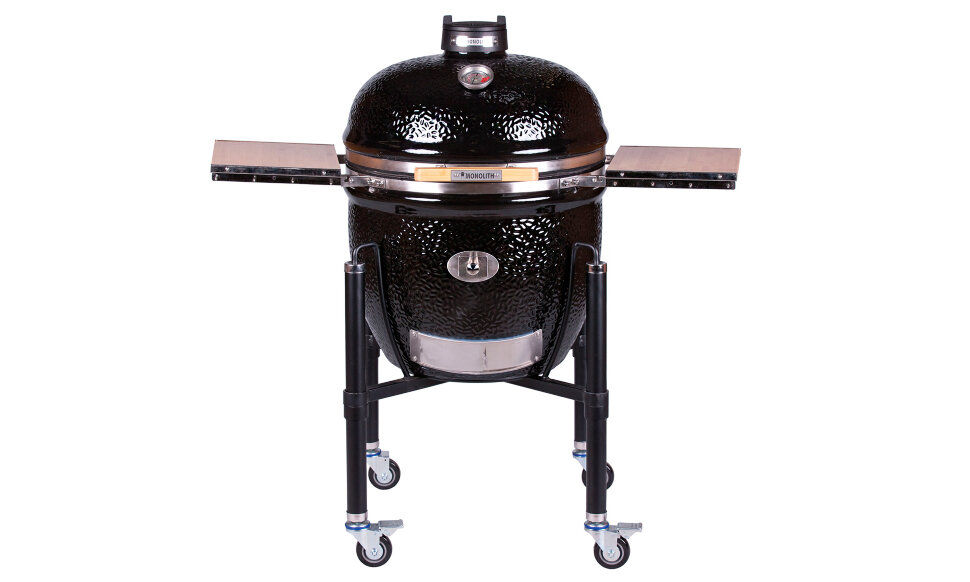 Керамический гриль Monolith Le Chef Pro 2.0, чёрный  