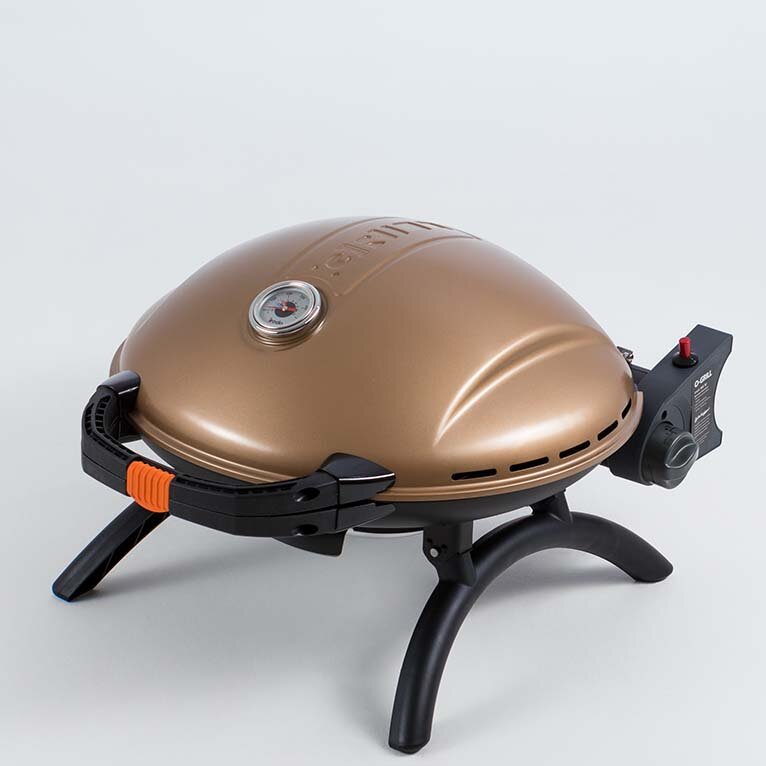 Гриль газовый O-GRILL 900MT, bicolor black-gold  